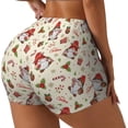 thumbnail image 1 of Picia cute Santa with Gifts Printed Workout Shorts for Women Seamless Scrunch Butt Lifting High Waisted Yoga Gym Booty Running Moisture-wicking Short Pants-Medium, 1 of 9