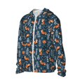 thumbnail image 1 of Picia cute fall fox Women's Men's UPF 50+ Sun Protection Hoodie Shirt Long Sleeve SPF Fishing Outdoor UV Hiking Lightweight Shirts-Large, 1 of 9