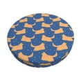 thumbnail image 1 of Picia dogs Pattern Round Stool Covers Comfy Seat Covers Stretch Removable Washable Chair Slipcover Round Bar Chair Cushion Cover-13 inch, 1 of 7