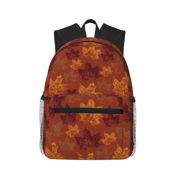 Picia fall Maple Large Capacity Backpack Classic Style Backpack Casual Backpack Water-Resistant School Work Travel Outdoor Backpack