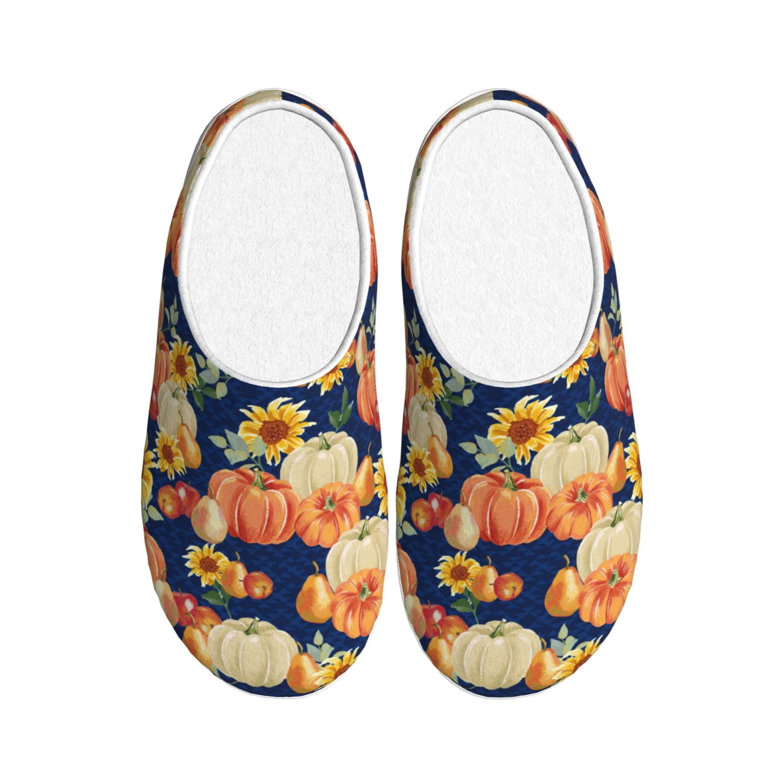 Picia fall Pumpkin Daisy for Women's Lamb-hug Comfy Fleece House ...