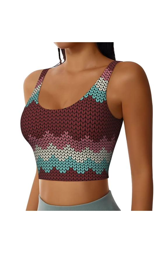 fall leaf Element Sports Bra for Women,Padded Strappy Sports Bras Medium Support Yoga Bra with Removable Cups,Running Yoga Bra-Medium