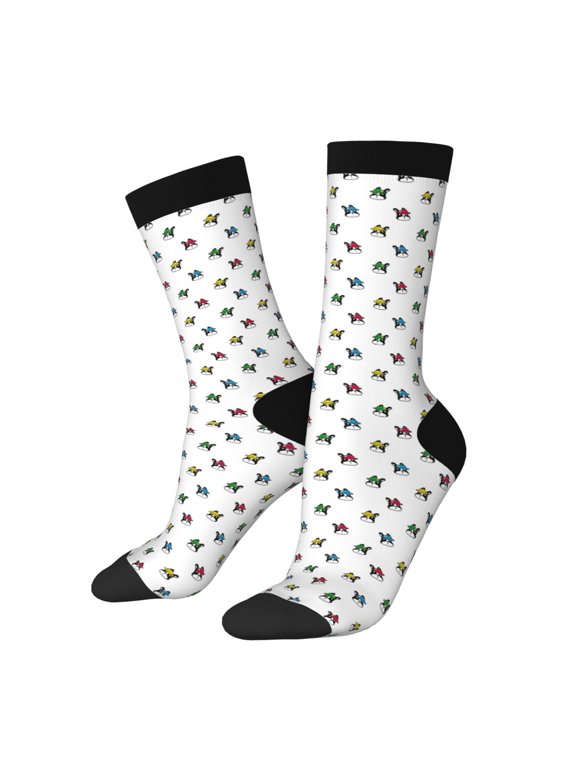 french bulldog sport golf cap Print Athletic Socks for Men & Women – Cushioned Moisture-Wicking Crew Socks for Sports, Running, and Training, Soft & Breathable Size 5-11