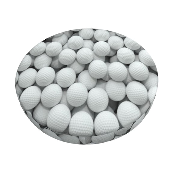 Picia golf balls Pattern Round Stool Covers Comfy Seat Covers Stretch Removable Washable Chair Slipcover Round Bar Chair Cushion Cover-12 inch