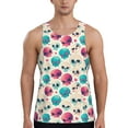 thumbnail image 1 of Picia heart Skull cute Printed Men’s Performance Tank, Men's Workout Tank Top Moisture-Wicking Tank Top Muscle tee, Breathable Workout Shirt-Medium, 1 of 7