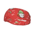 thumbnail image 1 of Picia merry Christmas gnome Print Mens Running Headband,Mens Sweatband Sports Headband for Running,Cycling,Basketball,Yoga,Fitness Workout, 1 of 9