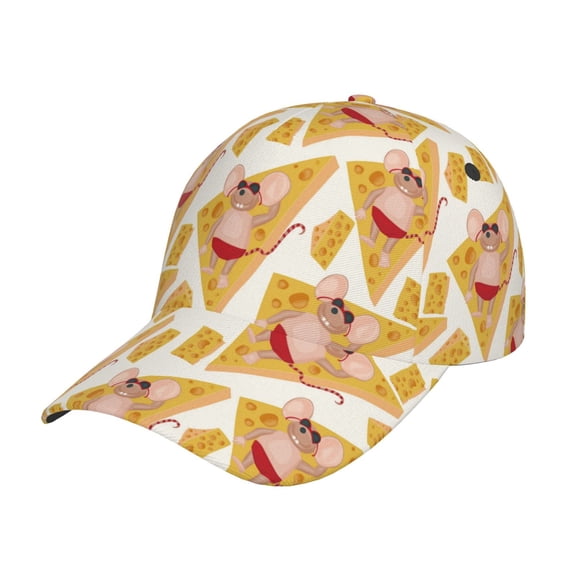 Picia mouse holiday Pattern Trucker Low Profile Hat Men Women Baseball Cap Dad Hat Adjustable Unconstructed Plain Cap