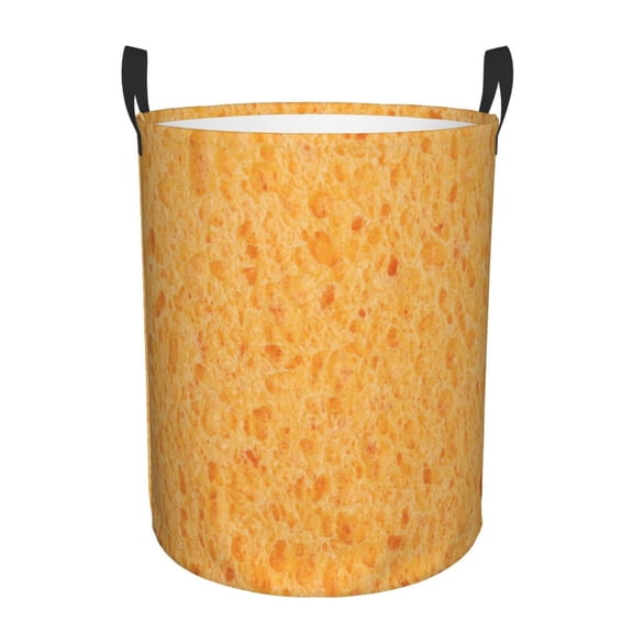 Picia nachos cracker Pattern Large Laundry Basket, Waterproof, Freestanding Laundry Hamper, Collapsible Tall Clothes Hamper with Extended Handles-