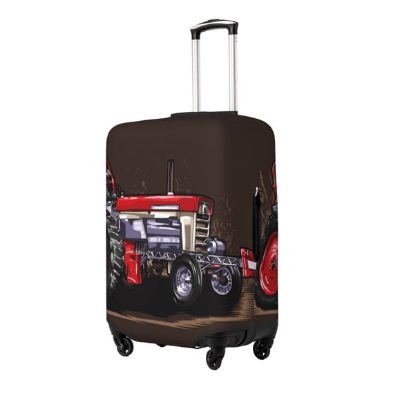 Picia red tractor Luggage Protector Cover Thicken Suitcase Protector Cover Fit 18-32 Inch Luggage-Medium