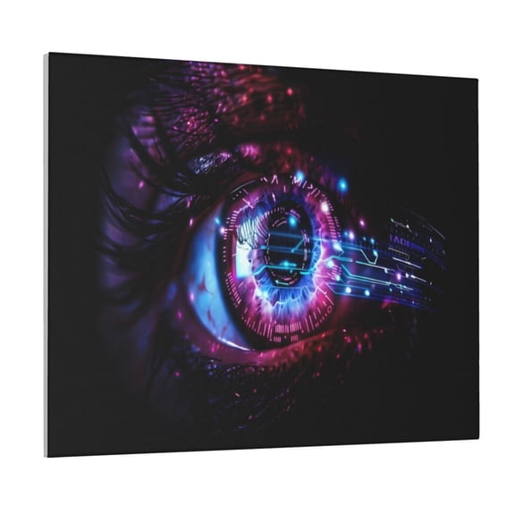 Picia v Pattern Decorative Picture – Unique Wall Art, Modern Canvas Print for Trendy Interiors (Horizontal)