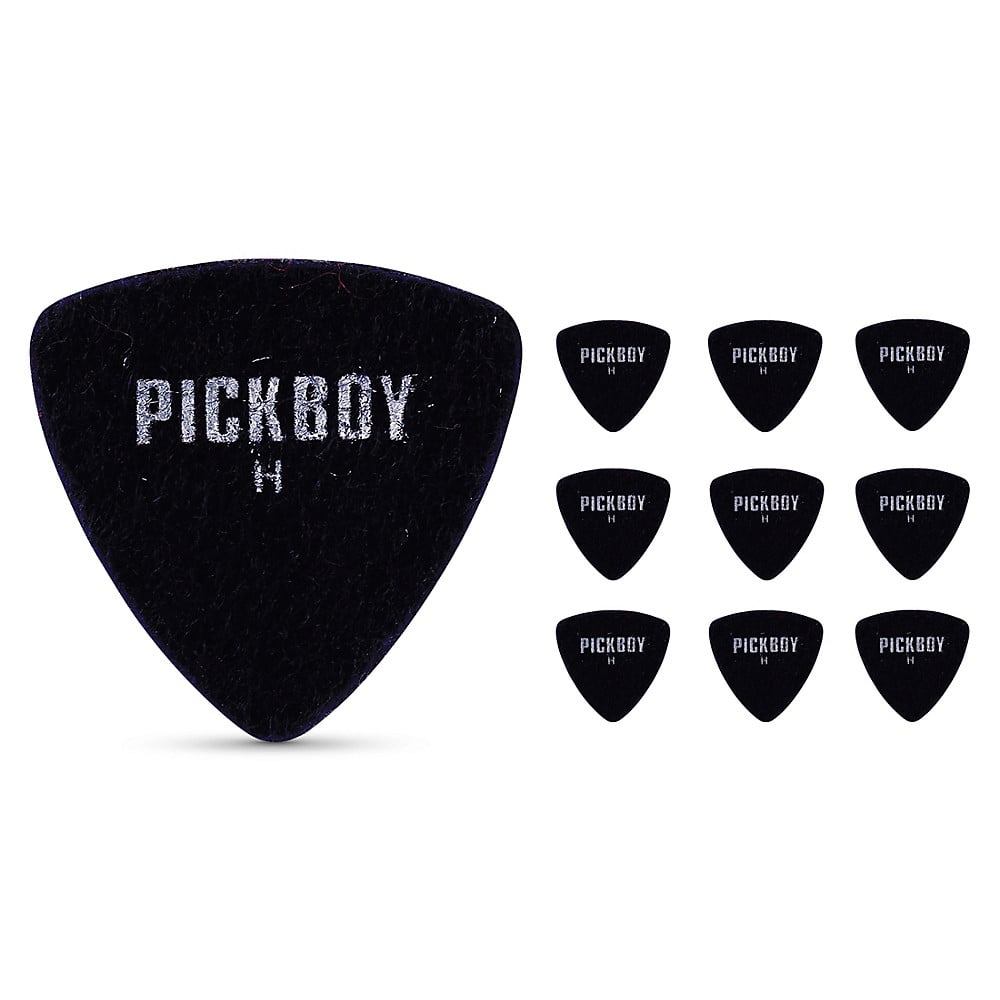 Pick Boy Felt Triangle Shape Guitar Picks Hard 10 Pack - Walmart ...