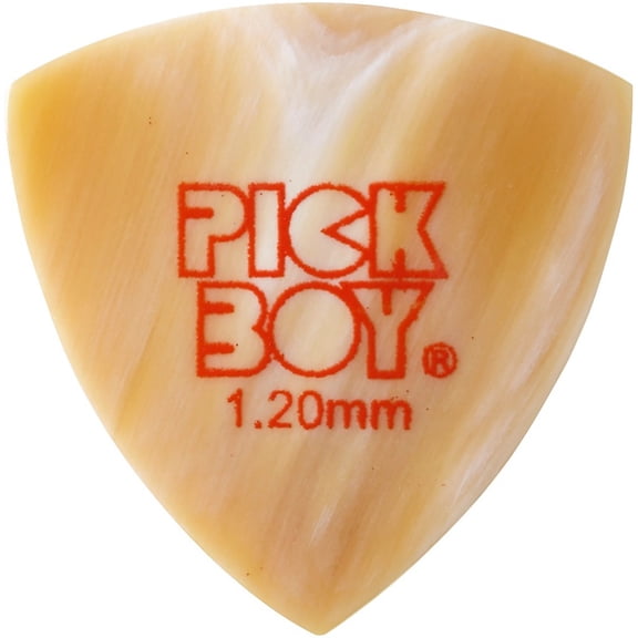 Pick Boy Hand-Crafted Natural Horn Triangle Guitar Pick 1.20 mm 1 Pack