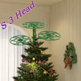 thumbnail image 1 of Pick Fix Christmas Tree Topper Holder 1 Pack 3 Head Planar Holiday Universal Tree Topper Stabilizer, Plastic Support Rod Adjustable Attachments Stabilize Seasonal Treetop Ornaments, 1 of 9