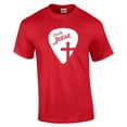 thumbnail image 1 of Pick Jesus Christian Short Sleeve T-shirt-red-Large, 1 of 4