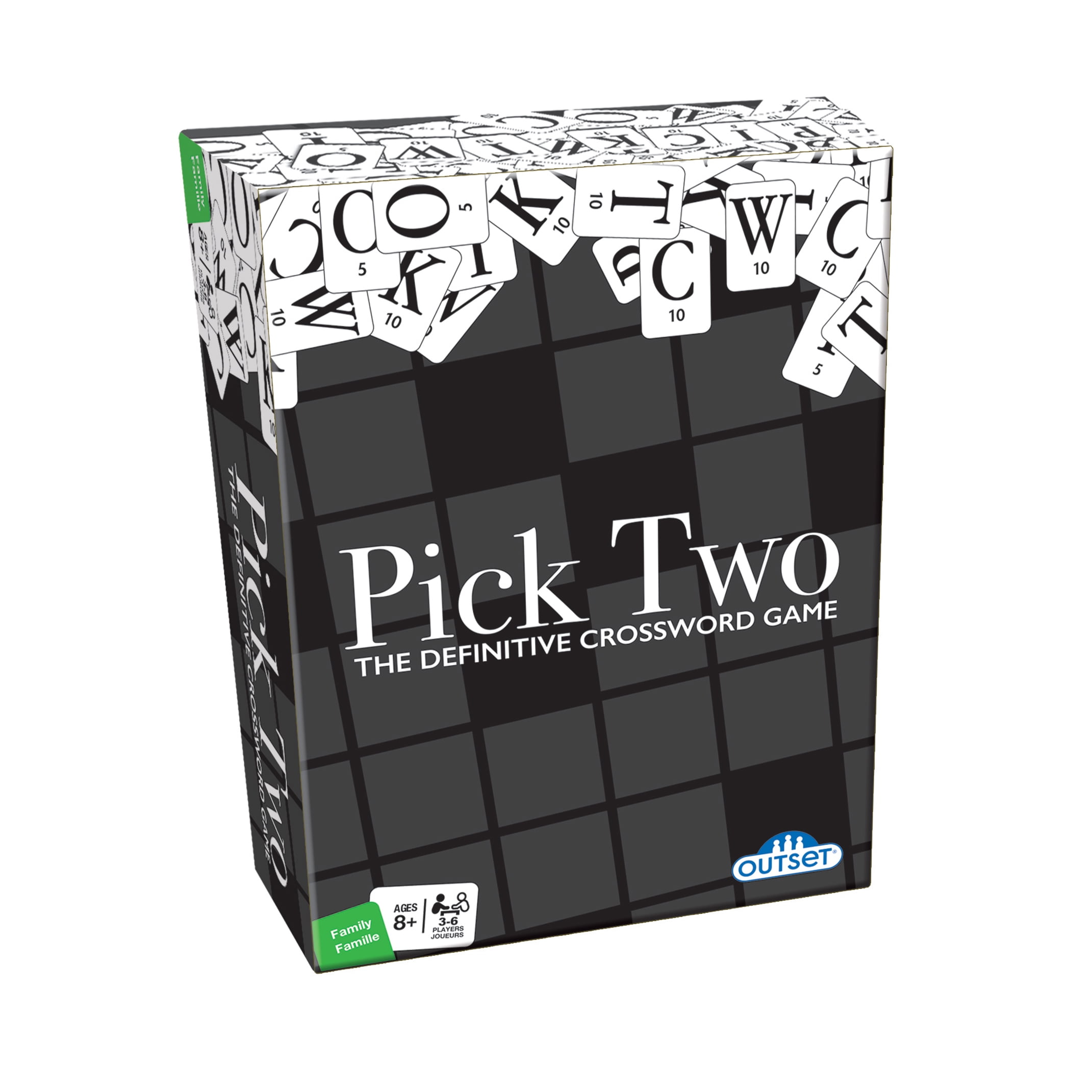 Pick Two: the Definitive Crossword Game Box Edition Tile Game, by