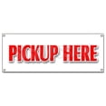 thumbnail image 1 of Pick-Up Here Banner Sign - Food Ice Cream Fair Carnival Vendor Pick Up, 1 of 1