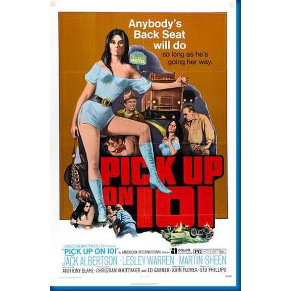 Pick Up On 101 Movie Poster 16in x 24in 16x24 Multi-Color Square Adults Western Graphic