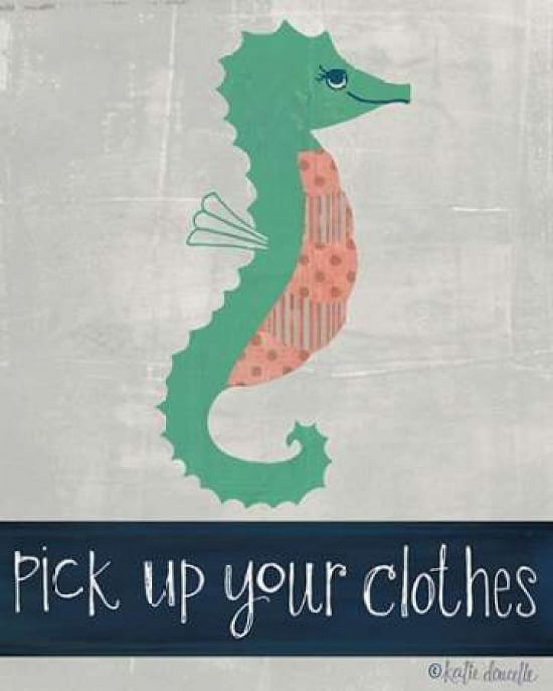 Pick Up Your Clothes Canvas Art - Katie Doucette (24 x 30)