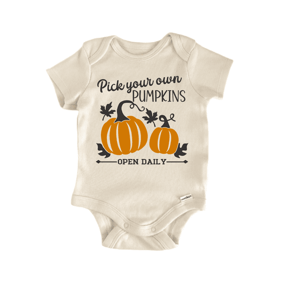 Pick Your Own Pumpkins Newborn Baby Bodysuit