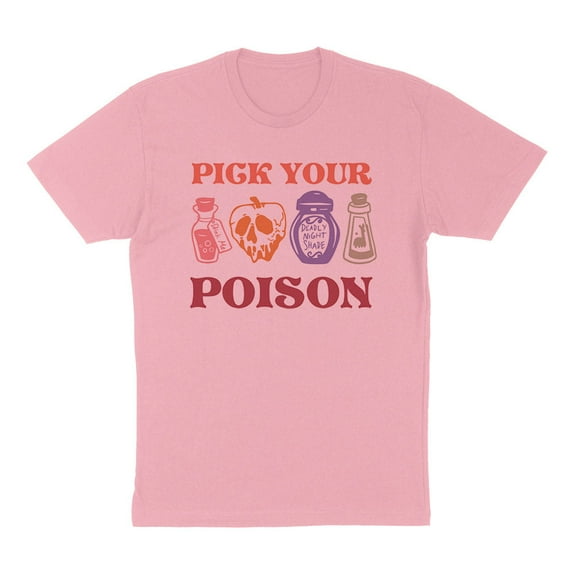 Pick Your Poison Shirt Unisex 2X-Large Pink
