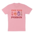 thumbnail image 1 of Pick Your Poison Shirt Unisex X-Small Pink, 1 of 5