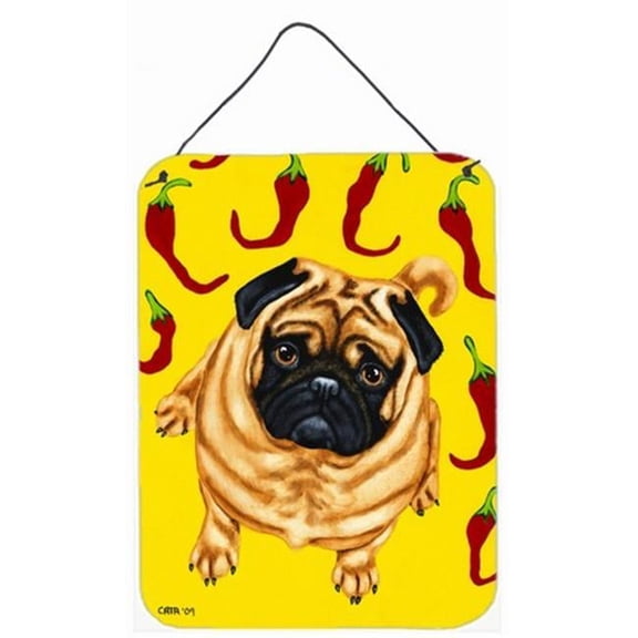 Pick a Pepper Pug Wall or Door Hanging Prints