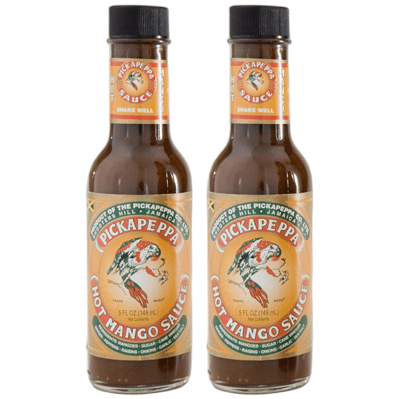 Pickapeppa Hot Mango Sauce 5oz Pack of 2