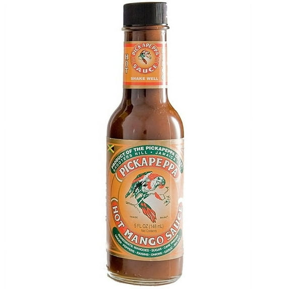 Pickapeppa Mango Sauce, Hot, 5 Ounce