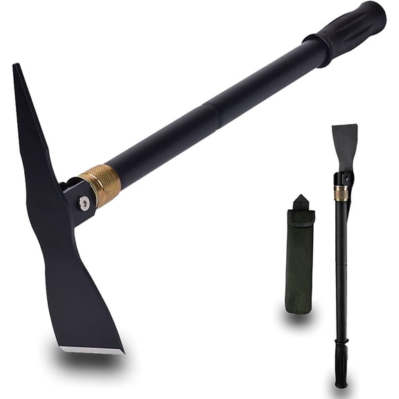Pickaxe Hoe Gardening Tools Pick Axes for Digging Multi-Function Detachable Camping Tactical Shovel Survival Tools for Outdoor