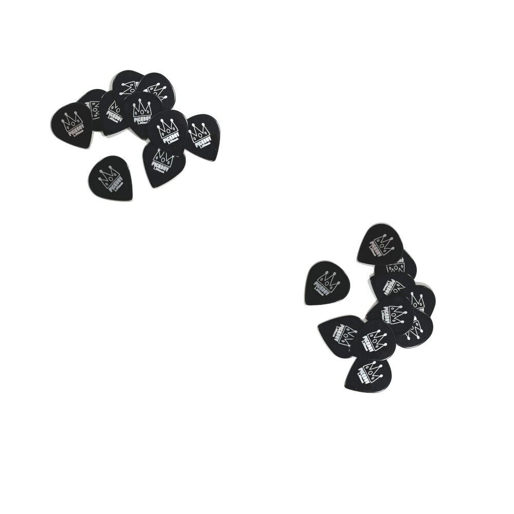 Pickboy Celluloid Guitar Picks Rounded Raindrop 20 Picks 1.00mm Heavy Crown