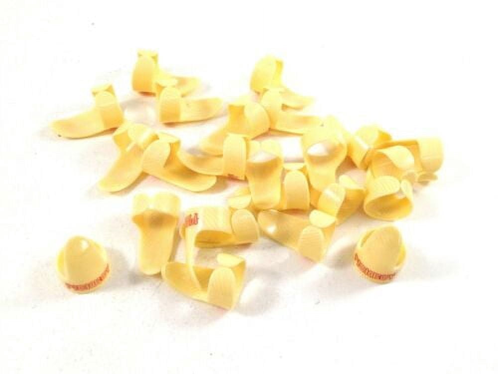 Pickboy Finger pick, Ivory, Cellulose, 1.20mm, medium, 25 picks