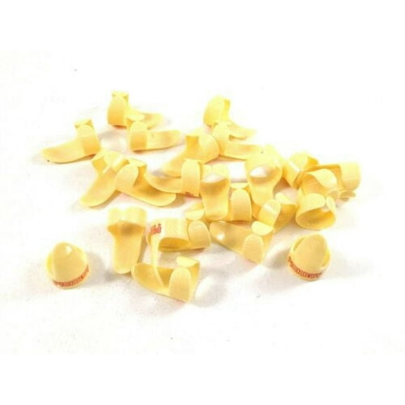 Pickboy Finger pick, Ivory, Cellulose, 1.20mm, medium, 25 picks