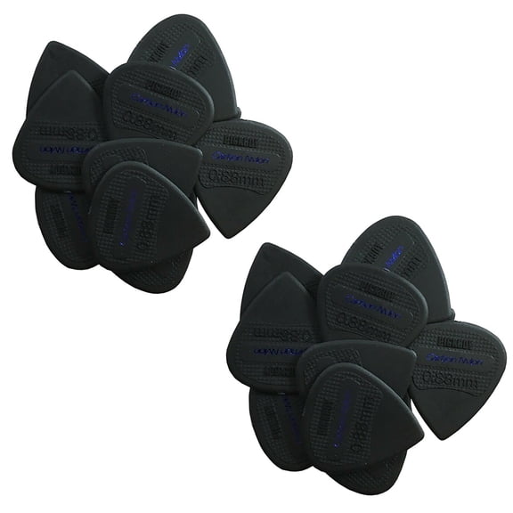 Pickboy Guitar Picks  20 Pack Carbon / Nylon .88mm  Medium  10 Pack
