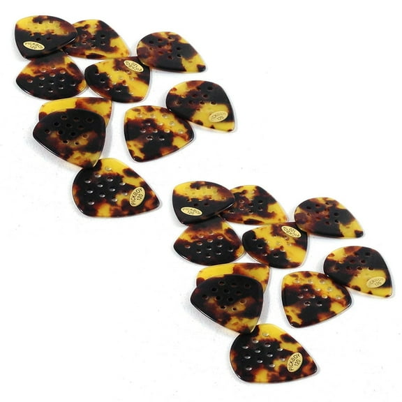 Pickboy Guitar Picks Pos-a-grip 1.20mm Heavy 20 Pack Celluloid Jazz