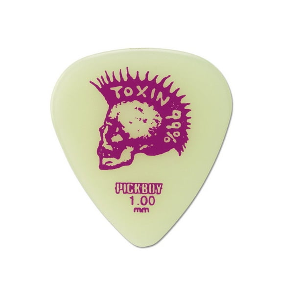 Pickboy Skull/Hvy Metal, Toxin 99%, Celltex, 1.00mm, 10 picks