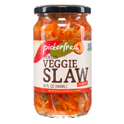 Pickerfresh Pickled Veggie Slaw, 16 oz glass jar, 1 Count