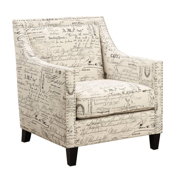 Picket House Emery Chair Heirloom French Script