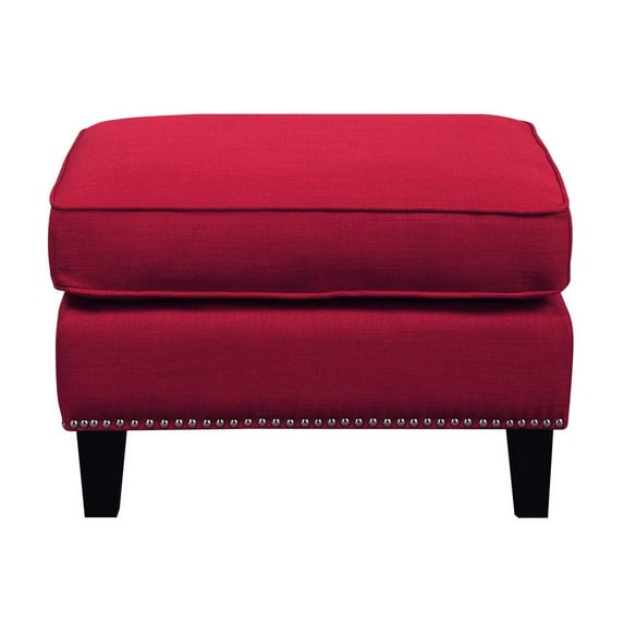 Picket House Emery Ottoman Heirloom Berry