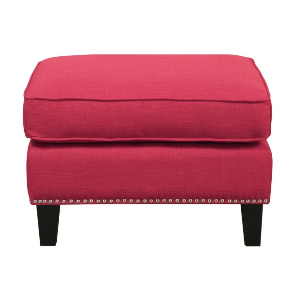 Picket House Emery Ottoman Heirloom Berry
