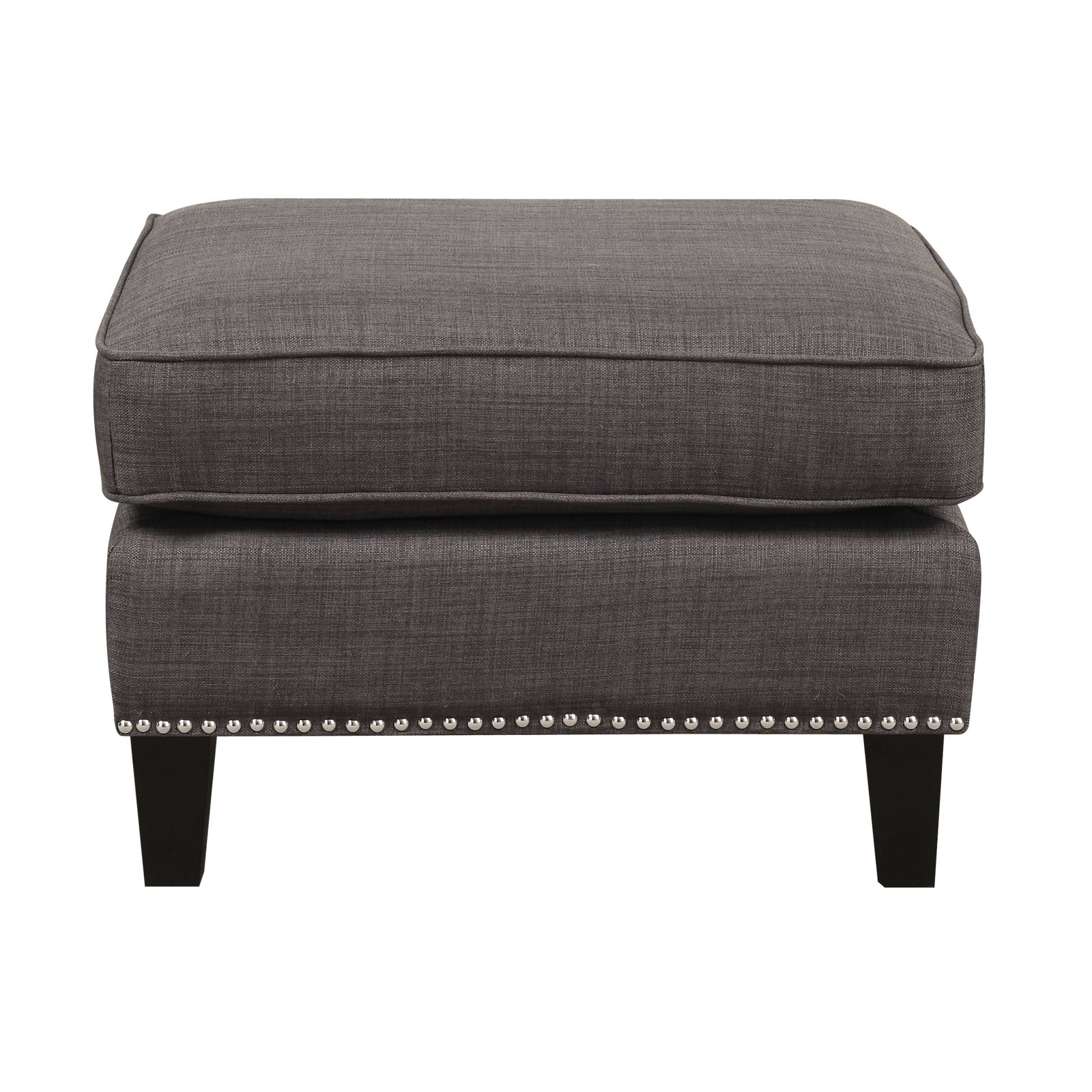 Picket House Emery Ottoman Heirloom Charcoal