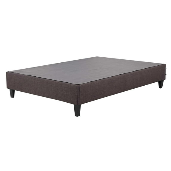 Picket House Furnishings Abby Queen Platform Bed-Color:Charcoal,Style:Contemporary,Weight:71,Width:60
