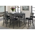thumbnail image 1 of Picket House Furnishings Alexa 7-Piece Counter Height Dining Set in Gray, 1 of 17