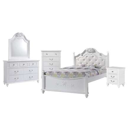Picket House Furnishings Annie 6 Piece Full Platform Bedroom Set