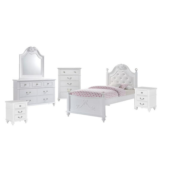 Picket House Furnishings Annie 7 Piece Twin Platform Bedroom Set