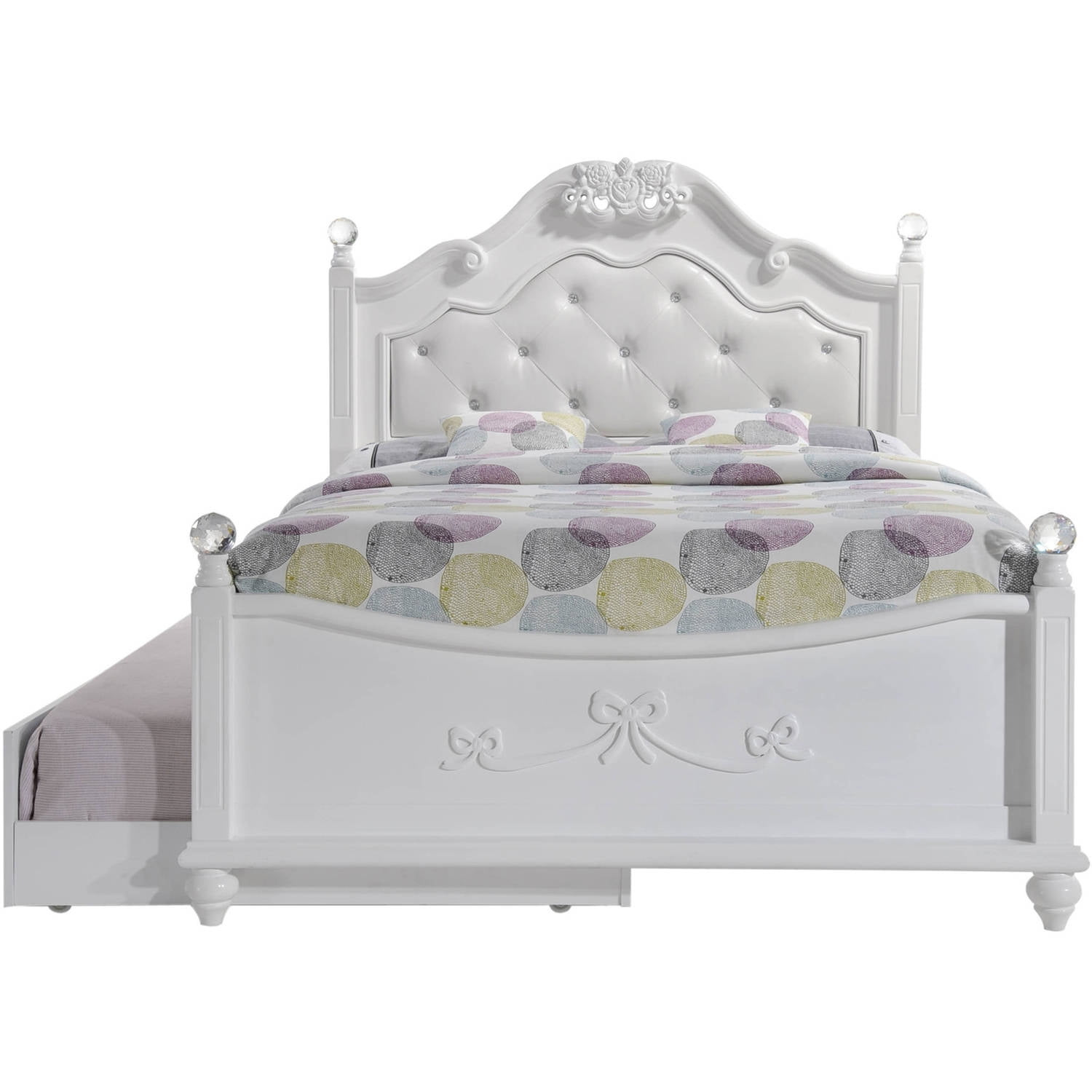 Picket House Furnishings Annie Full Platform Bed w/ Storage Trundle