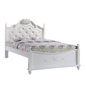 Picket House Furnishings Annie Tufted Full Bed in White