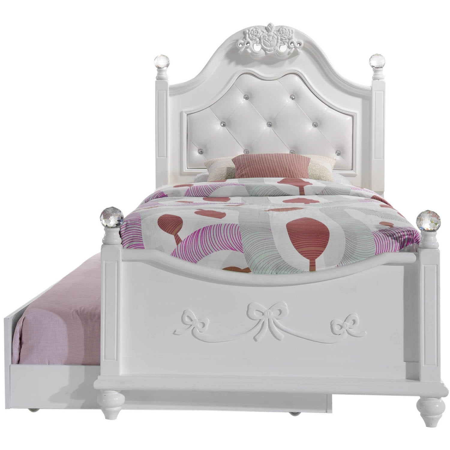 Picket House Annie Twin Platform Bed with Storage Trundle