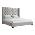 thumbnail image 1 of Picket House Furnishings Arden King Tufted Upholstered Bed in Grey, 1 of 7