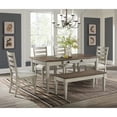 thumbnail image 1 of Picket House Furnishings Bloomfield Storage Dining Bench - Medium Brown, 1 of 12