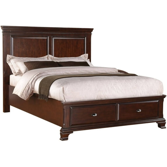 Picket House Furnishings Brinley Cherry Queen Storage Bed